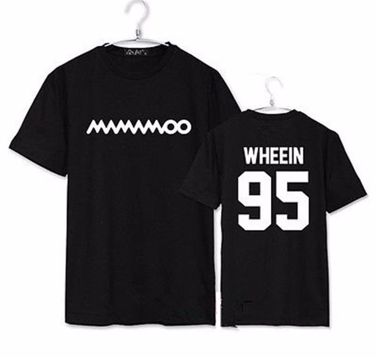MAMAMOO T-shirt Unisex Tee Kpop Tshirt WHEEIN MOONBYUL HWASA SOLAR