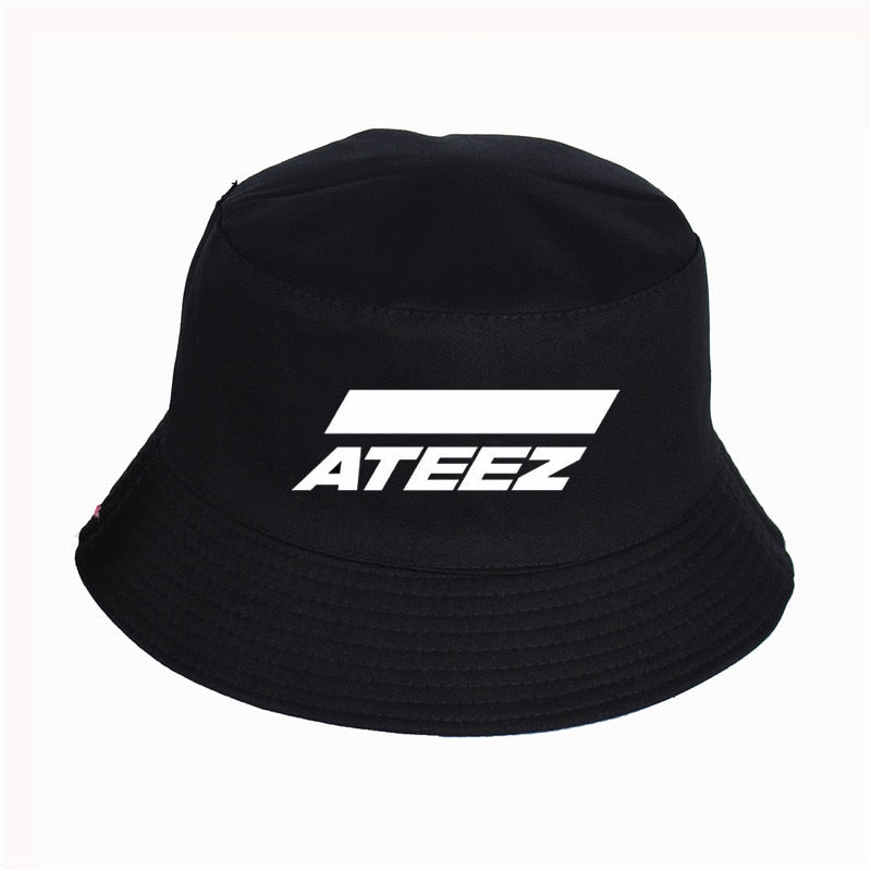 ATEEZ Bucket Hat ATEEZ kpop Summer Faceless cap Panama