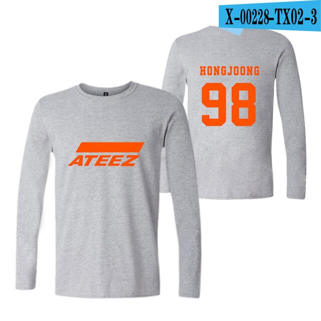 ATEEZ T-shirt Tops New Korean Team  New Style Plus Size Kpop 4XL - Kpopshop