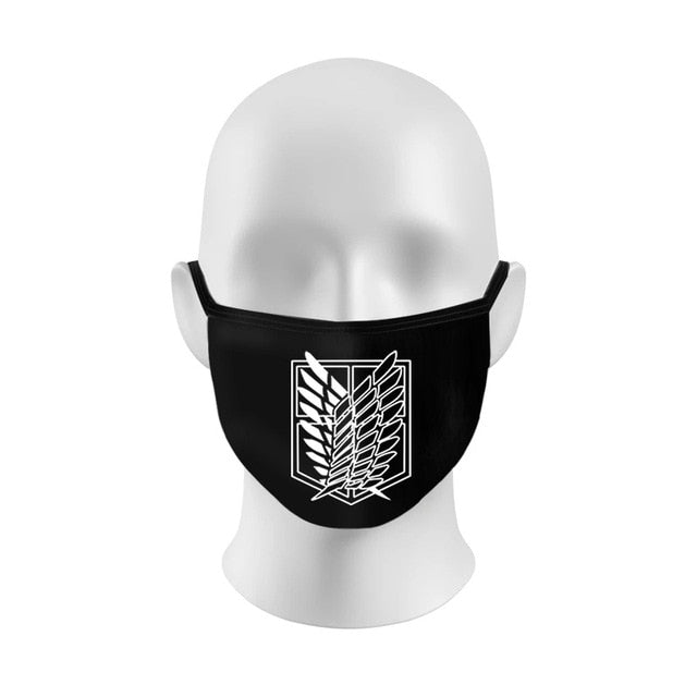 Attack on Titan Scout Legion Mask Red Cloud Mask Dustproof Anime Cosplay Akatsuki Uchiha Sasuke Itachi Mask