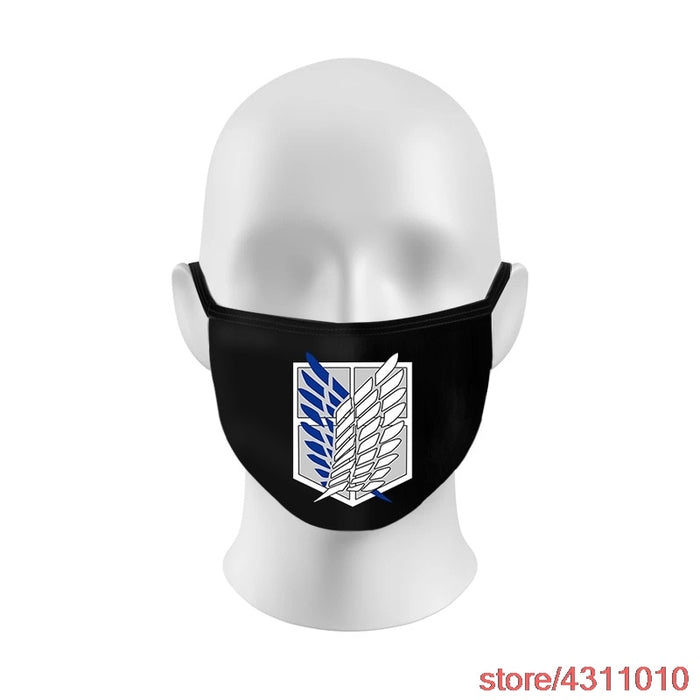 Attack on Titan Scout Legion Mask Red Cloud Mask Dustproof Anime Cosplay Akatsuki Uchiha Sasuke Itachi Mask