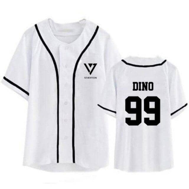 Kpop Newest Black White Cardigan Harajuku T Shirt Seventeen 17 Baseball Button Up Tee Shirt Casual Summer Hip Hop Style Tshirt Streetwear that you'll fall in love with. At an affordable price at KPOPSHOP, We sell a variety of Black White Cardigan Harajuku T Shirt Seventeen 17 Baseball Button Up Tee Shirt Casual Summer Hip Hop Style Tshirt Streetwear with Free Shipping.