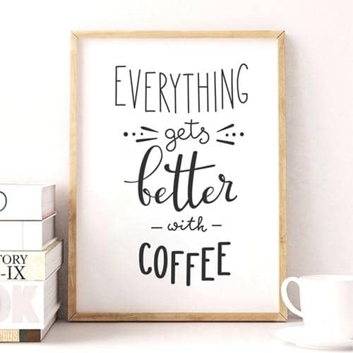 Kpop Newest Coffee Quote Canvas Painting Coffee Art Print Wall Pictures For Kitchen Restaurant Office Home Decoration that you'll fall in love with. At an affordable price at KPOPSHOP, We sell a variety of Coffee Quote Canvas Painting Coffee Art Print Wall Pictures For Kitchen Restaurant Office Home Decoration with Free Shipping.