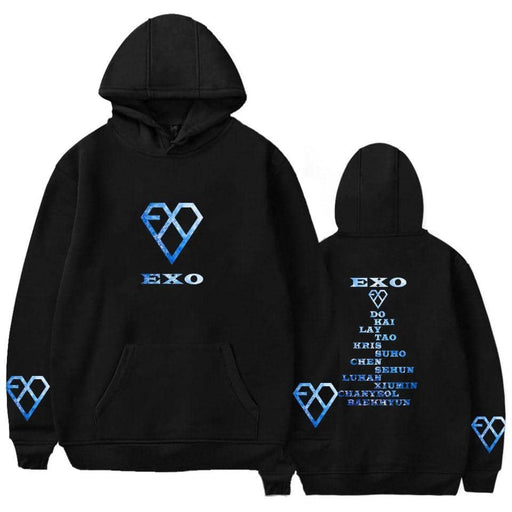 Kpop Newest EXO Black hoodies streetwear new round neck sweatshirts bottom pullovers long-sleeve sweatshirt Women/Men Korean hooded clothes that you'll fall in love with. At an affordable price at KPOPSHOP, We sell a variety of EXO Black hoodies streetwear new round neck sweatshirts bottom pullovers long-sleeve sweatshirt Women/Men Korean hooded clothes with Free Shipping.