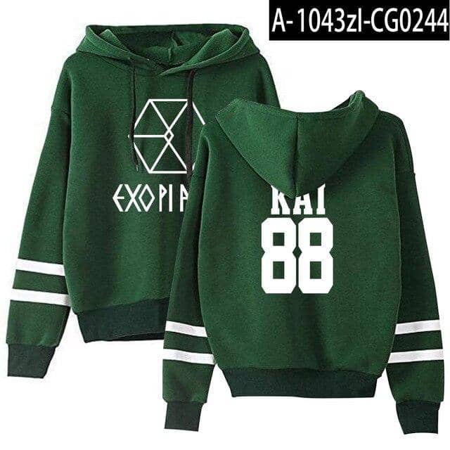 Kpop Newest EXO Hoodie Women Harajuku Casual Hoodies Sweatshirt Korean Style Loose Hoody Ladies Warm Sweatshirts Stripe Pullover Top Hip Hop that you'll fall in love with. At an affordable price at KPOPSHOP, We sell a variety of EXO Hoodie Women Harajuku Casual Hoodies Sweatshirt Korean Style Loose Hoody Ladies Warm Sweatshirts Stripe Pullover Top Hip Hop with Free Shipping.