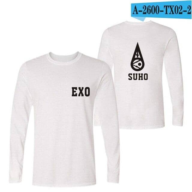 Kpop Newest EXO Kpop Logo Print T-shirts Women Fans Korea Style Tshirt Homme Unisex Long sleeve T-shirt LAY XIUMIN DO TAO SEHUN BAEK HYUN that you'll fall in love with. At an affordable price at KPOPSHOP, We sell a variety of EXO Kpop Logo Print T-shirts Women Fans Korea Style Tshirt Homme Unisex Long sleeve T-shirt LAY XIUMIN DO TAO SEHUN BAEK HYUN with Free Shipping.