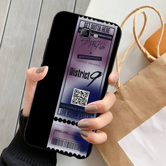 Stray Kids Air tickets Design Phone Case for Samsung J 4 5 6 7 8 prime plus 2018 2017 2016 J7 core