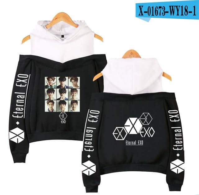 Kpop Newest Fashion Hoodies idol EXO Print kpop Harajuku Off Shoulder Hoodie Sweatshirt Women 2019 Hot Sale Casual Autumn Ladies  Streetwear that you'll fall in love with. At an affordable price at KPOPSHOP, We sell a variety of Fashion Hoodies idol EXO Print kpop Harajuku Off Shoulder Hoodie Sweatshirt Women 2019 Hot Sale Casual Autumn Ladies  Streetwear with Free Shipping.