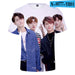 3D Ateez T-shirt Women 3D Korean Popular Combination Exclusive 3D T-shirt Women T Shirts - Kpopshop