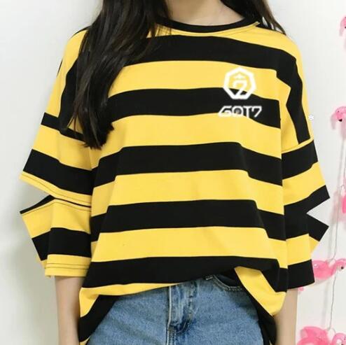 Frdun Tommy GOT7 STRIPED BEE PULLOVER 2021 NEW