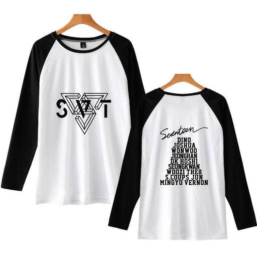 Kpop Newest Tommy SEVENTEEN New Album Fashion Print Tee Shirts Long Sleeve 201 Autumn Long Tshirt Women Fashion T-shirt Women 4XL that you'll fall in love with. At an affordable price at KPOPSHOP, We sell a variety of Tommy SEVENTEEN New Album Fashion Print Tee Shirts Long Sleeve 201 Autumn Long Tshirt Women Fashion T-shirt Women 4XL with Free Shipping.