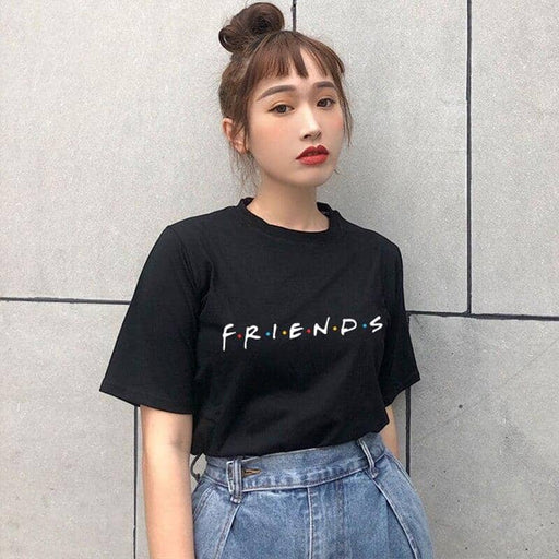 Kpop Newest Friends Letter Printed Womens T Shirt Harajuku Funny Fashion Friends Tshirt Women Stray Kids Short Sleeve Vogue Angel Shirt Tops that you'll fall in love with. At an affordable price at KPOPSHOP, We sell a variety of Friends Letter Printed Womens T Shirt Harajuku Funny Fashion Friends Tshirt Women Stray Kids Short Sleeve Vogue Angel Shirt Tops with Free Shipping.