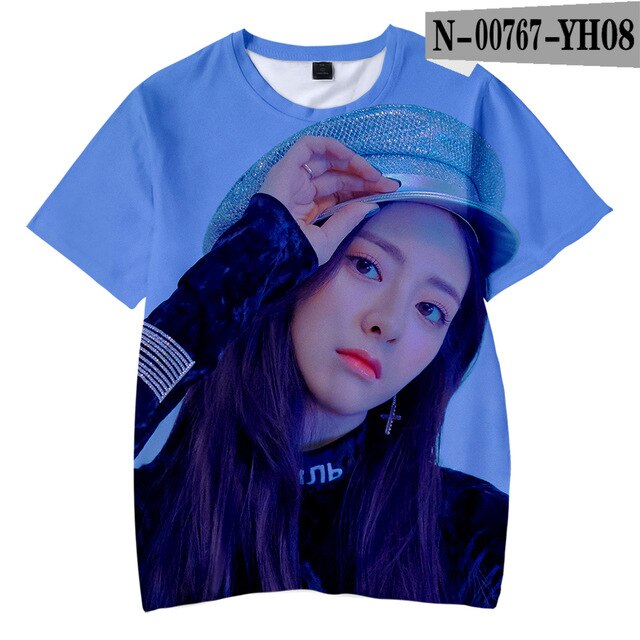 ITZY  3D  T-shirts Girl's  Kpop Kids Children - Kpopshop