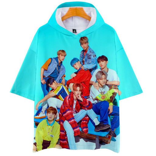 Idol Kpop ATEEZ 3D T-shirt Ulzzang Female  Tshirt - Kpopshop