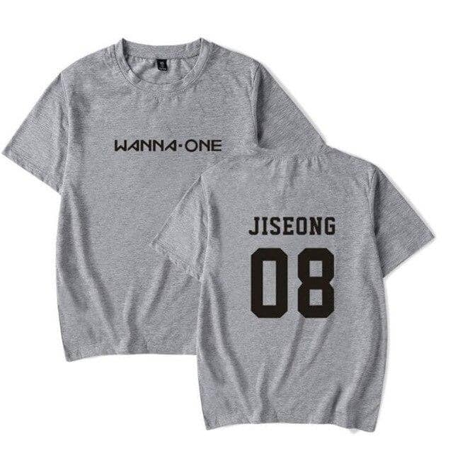 Kpop Newest K POP KPOP WANNA ONE Fans Supportive T Shirt For Women Men Cotton Short Sleeve Tshirt Couple Clothes Letter Print T-Shirt Femme that you'll fall in love with. At an affordable price at KPOPSHOP, We sell a variety of K POP KPOP WANNA ONE Fans Supportive T Shirt For Women Men Cotton Short Sleeve Tshirt Couple Clothes Letter Print T-Shirt Femme with Free Shipping.