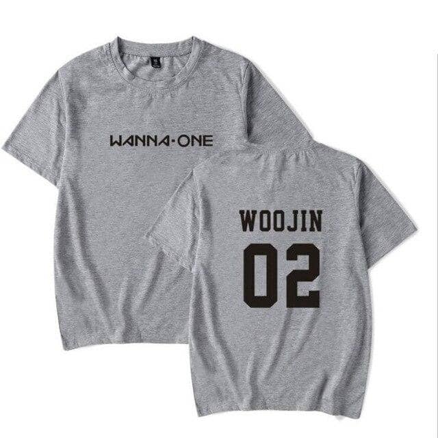 Kpop Newest K POP KPOP WANNA ONE Fans Supportive T Shirt For Women Men Cotton Short Sleeve Tshirt Couple Clothes Letter Print T-Shirt Femme that you'll fall in love with. At an affordable price at KPOPSHOP, We sell a variety of K POP KPOP WANNA ONE Fans Supportive T Shirt For Women Men Cotton Short Sleeve Tshirt Couple Clothes Letter Print T-Shirt Femme with Free Shipping.