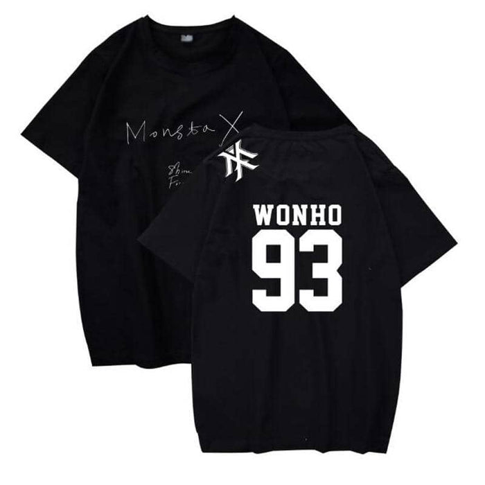 Kpop Newest K-POP MONSTA X Album SHINE FOREVER Printed T Shirt Casual Cotton O-Neck Short Sleeve Tops Kpop Harajuku T-Shirt Tee Shirt Femme that you'll fall in love with. At an affordable price at KPOPSHOP, We sell a variety of K-POP MONSTA X Album SHINE FOREVER Printed T Shirt Casual Cotton O-Neck Short Sleeve Tops Kpop Harajuku T-Shirt Tee Shirt Femme with Free Shipping.