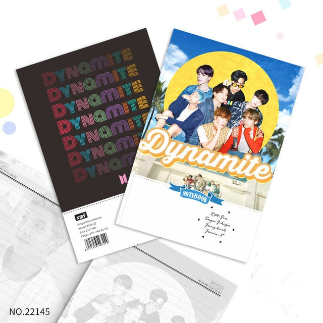K Pop Bangtan Boys 2020 New Album Summer Members 32 Pages Notebook Copybook Diary Kpop New Album Education & Office Supplies