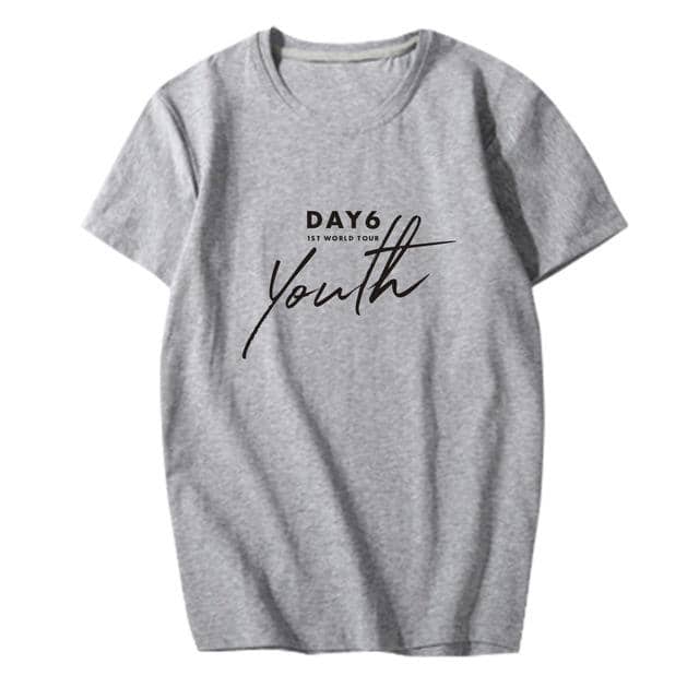 Kpop Newest K-pop DAY6 1ST WORLD TOUR <Youth> Concert Supporting Tshirt Kpop DAY6 Short Sleeve T-shirt Summer Cotton Tops Fans Collection that you'll fall in love with. At an affordable price at KPOPSHOP, We sell a variety of K-pop DAY6 1ST WORLD TOUR <Youth> Concert Supporting Tshirt Kpop DAY6 Short Sleeve T-shirt Summer Cotton Tops Fans Collection with Free Shipping.