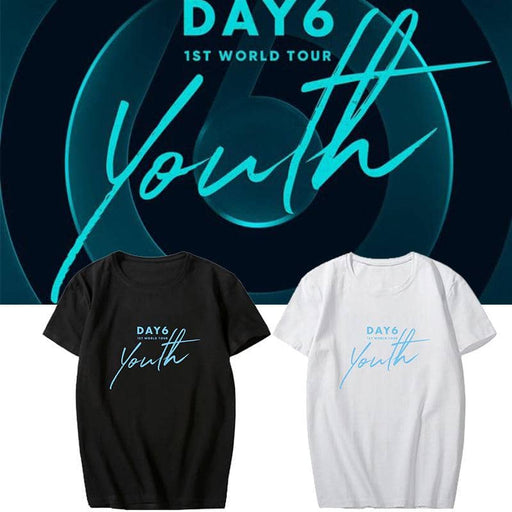 Kpop Newest K-pop DAY6 1ST WORLD TOUR <Youth> Concert Supporting Tshirt Kpop DAY6 Short Sleeve T-shirt Summer Cotton Tops Fans Collection that you'll fall in love with. At an affordable price at KPOPSHOP, We sell a variety of K-pop DAY6 1ST WORLD TOUR <Youth> Concert Supporting Tshirt Kpop DAY6 Short Sleeve T-shirt Summer Cotton Tops Fans Collection with Free Shipping.