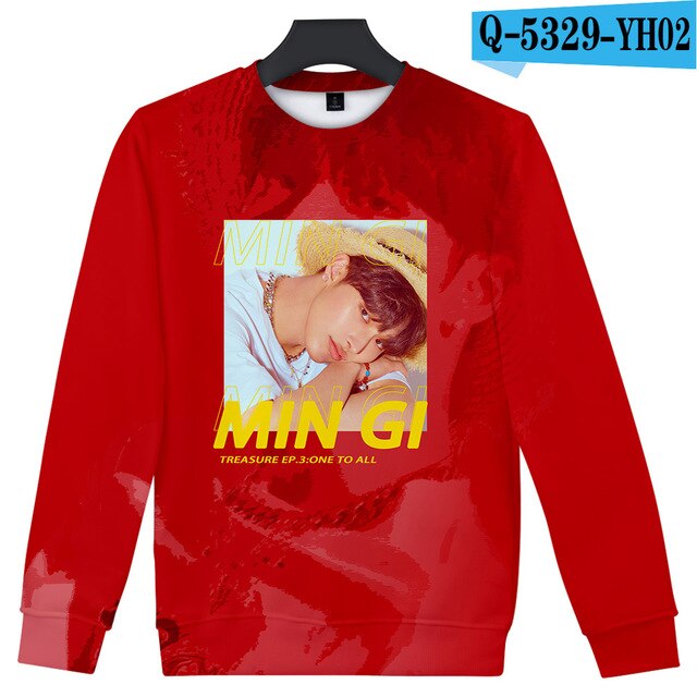 KPOP ATEEZ 3D Women/Men O-neck  Sweatshirt tshirts Trendy - Kpopshop