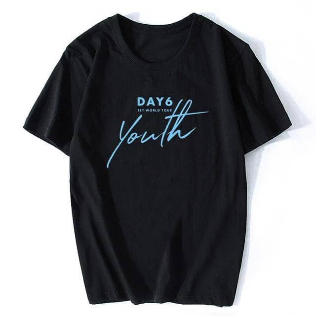 Kpop Newest KPOP DAY6 1ST WORLD TOUR Youth O-Neck Cotton Hip Hop Korean Clothes Short Sleeve Tops Korean Style T-shirt that you'll fall in love with. At an affordable price at KPOPSHOP, We sell a variety of KPOP DAY6 1ST WORLD TOUR Youth O-Neck Cotton Hip Hop Korean Clothes Short Sleeve Tops Korean Style T-shirt with Free Shipping.