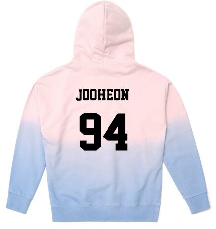 KPOP MONSTA X Concert With The Same Hoodie Thin Men And Women Spring And Gradient Coat - Kpopshop