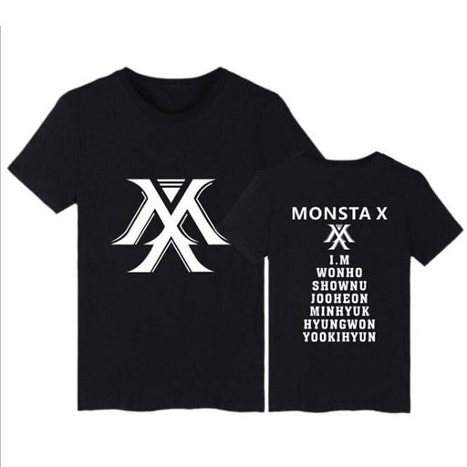 Kpop Newest KPOP Monsta X Concert Same Printed O-Neck Short Sleeve T Shirt For Fans Supportive Hip Hop T-Shirt Women Tshirts Tee Shirt Femme that you'll fall in love with. At an affordable price at KPOPSHOP, We sell a variety of KPOP Monsta X Concert Same Printed O-Neck Short Sleeve T Shirt For Fans Supportive Hip Hop T-Shirt Women Tshirts Tee Shirt Femme with Free Shipping.