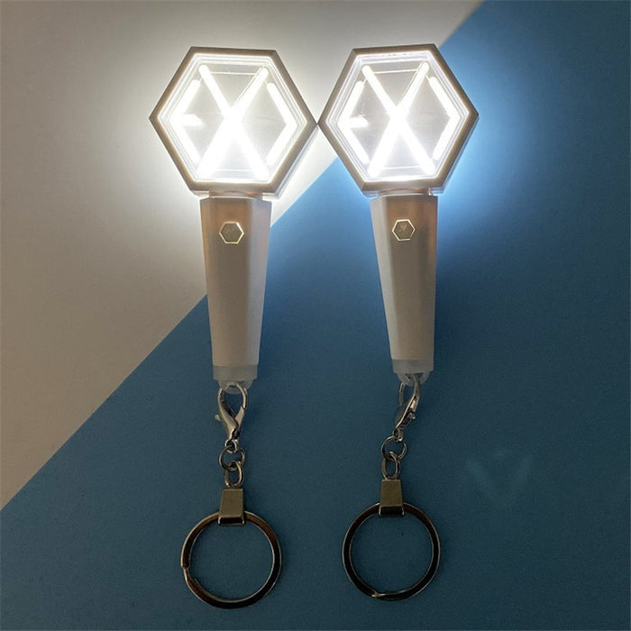EXO Light Stick Key Ring Mini Concert Glow Lamp Light stick Key Ring