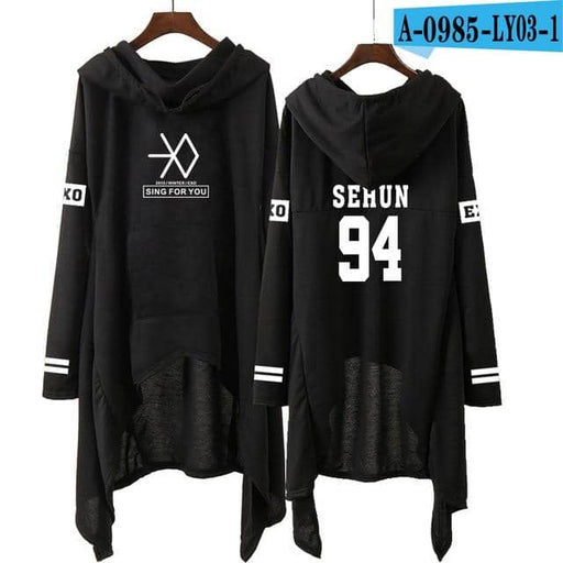 Kpop Newest Kpop EXO New Fashion Korean EXO DO LAY SE HUN KAI SING FOR YOU EXO Hoodies Long skirt women Harajuku Sweatshirts Girls Pullovers that you'll fall in love with. At an affordable price at KPOPSHOP, We sell a variety of Kpop EXO New Fashion Korean EXO DO LAY SE HUN KAI SING FOR YOU EXO Hoodies Long skirt women Harajuku Sweatshirts Girls Pullovers with Free Shipping.