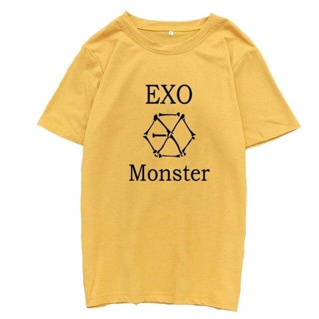 Kpop Newest Kpop EXO T-Shirt Women Short Sleeve Cotton Letter Printed O-Neck Femme Tops Summer Fashion Casual Korean T Shirt Tops Tee Shirts that you'll fall in love with. At an affordable price at KPOPSHOP, We sell a variety of Kpop EXO T-Shirt Women Short Sleeve Cotton Letter Printed O-Neck Femme Tops Summer Fashion Casual Korean T Shirt Tops Tee Shirts with Free Shipping.