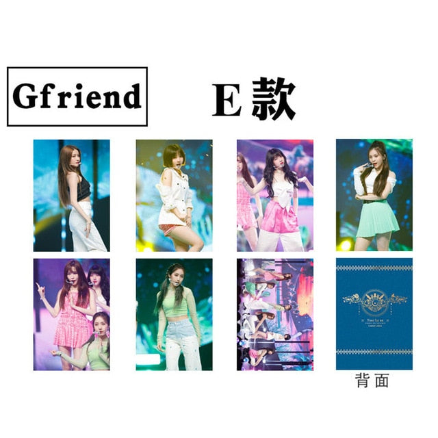 Kpop Gfriend Self Made HD Photograph Right Angle Photocard Collective Cards 7pcs/set