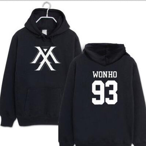 Kpop Monsta X Women Men  Sweatshirt K-pop Wonho YOOKIHYUN  I.M jooheon Fleece Hooded Tracksuit 4XL - Kpopshop