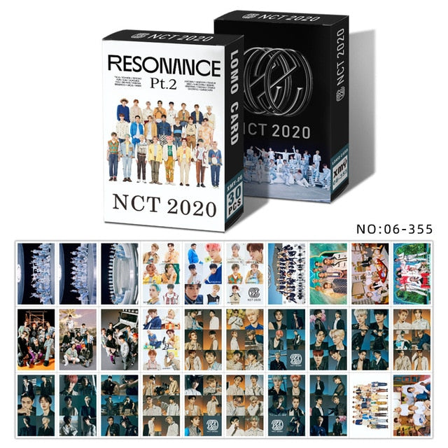 Kpop NCT 2020 New album RESONANCE Pt.2 LOMO Cards High quality HD photo NCT2020 Photocards New arrivals