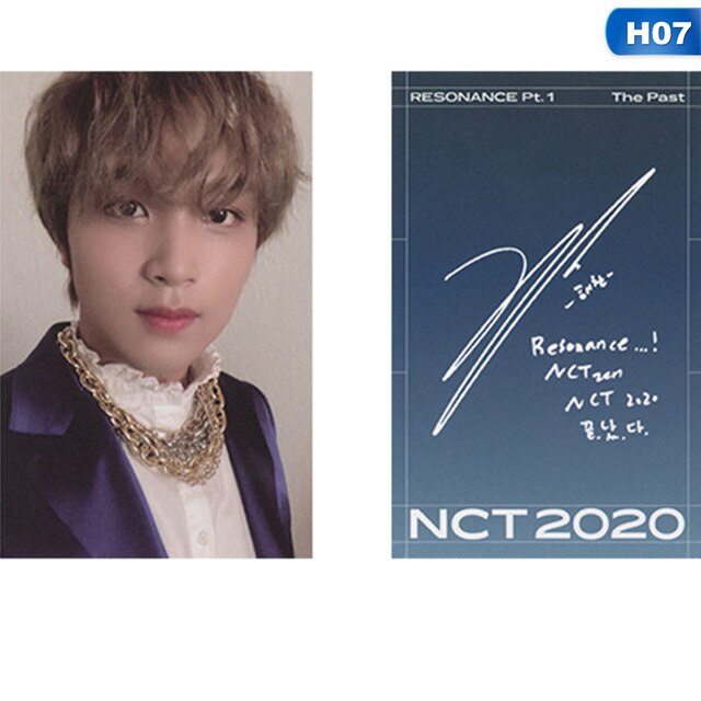 Kpop NCT 2021 RESONANCE Pt. 1 LOMO Card The Same Self-made Small Card Signature Card For Fans Collection Stationery