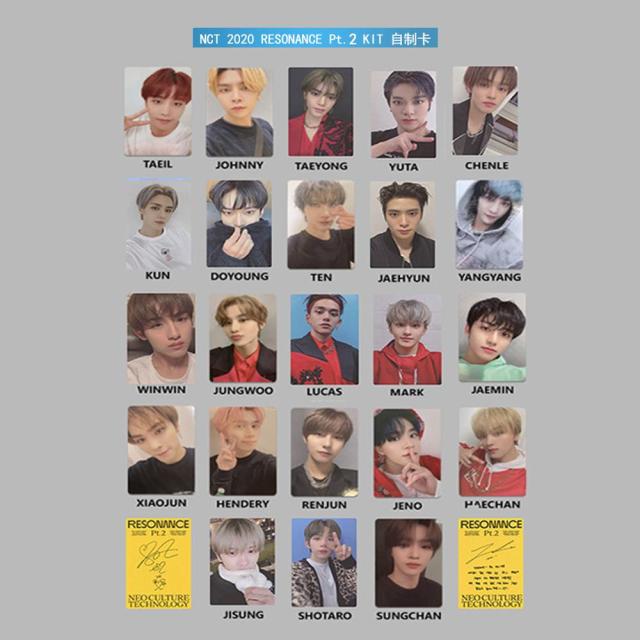 Kpop NCT 2020 photocards New RESONANCE Pt.1 2 album HD high quality NCT2020 all member Photo cards