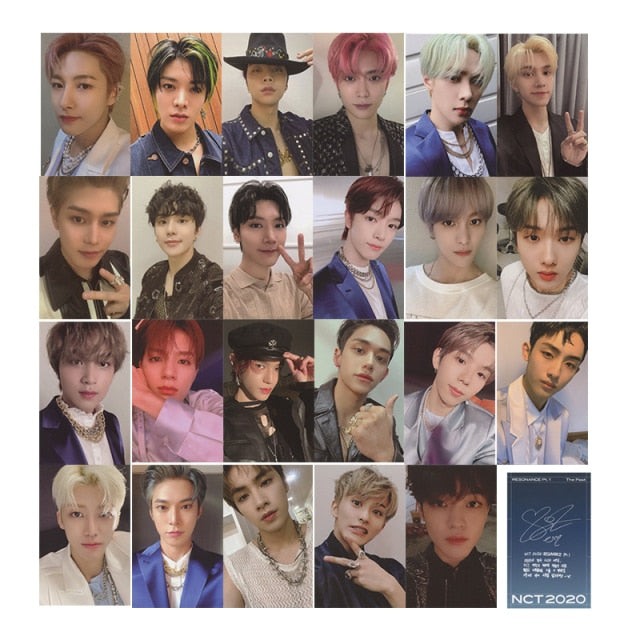 Kpop NCT 2020 photocards New RESONANCE Pt.1 2 album HD high quality NCT2020 all member Photo cards