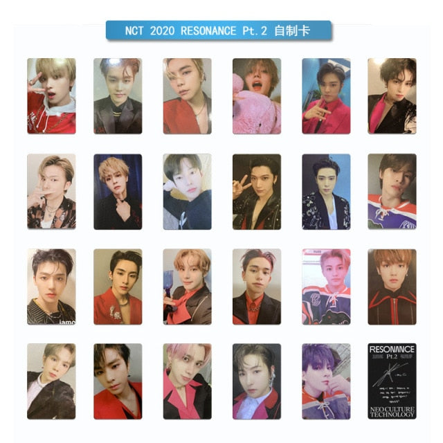 Kpop NCT 2020 photocards New RESONANCE Pt.1 2 album HD high quality NCT2020 all member Photo cards