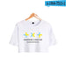 Kpop TXT TOMORROW X TOGETHER Group Logo YEONJUN Women Short T-shirt Pullover Sexy Tee - Kpopshop