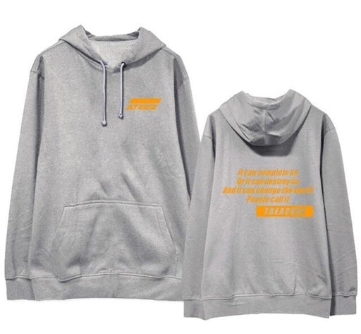 Kpop ateez fans supportive pullover loose unisex fleece/thin Sweatshirt 4 styles 5 colors - Kpopshop