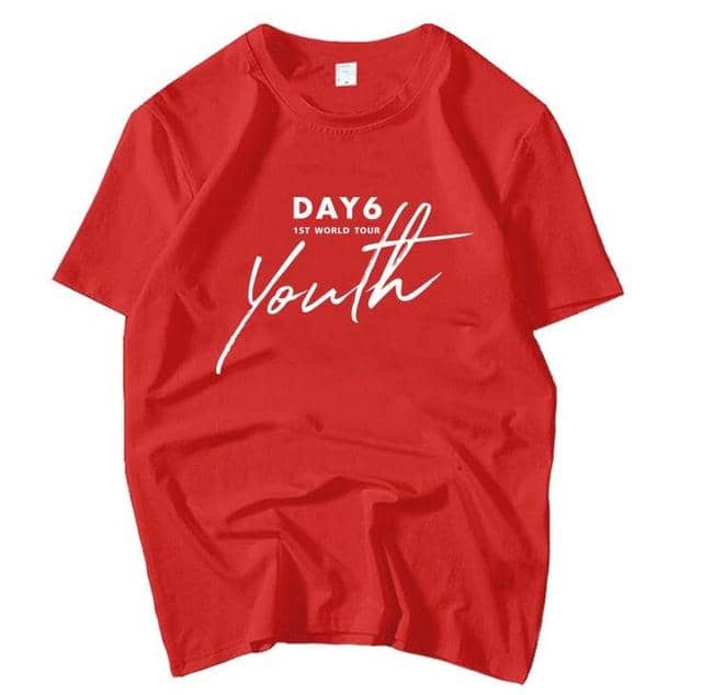 Kpop Newest Kpop day6 1st world tour youth concert same printing o neck t shirt summer style unisex short sleeve day6 loose t-shirt 6 colors that you'll fall in love with. At an affordable price at KPOPSHOP, We sell a variety of Kpop day6 1st world tour youth concert same printing o neck t shirt summer style unisex short sleeve day6 loose t-shirt 6 colors with Free Shipping.