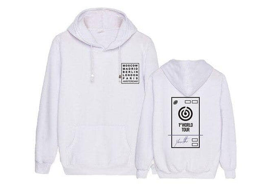 Kpop Newest Kpop day6 youth in europe concert same all countries printing pullover hoodie black white 2 style unisex fleece loose sweatshirt that you'll fall in love with. At an affordable price at KPOPSHOP, We sell a variety of Kpop day6 youth in europe concert same all countries printing pullover hoodie black white 2 style unisex fleece loose sweatshirt with Free Shipping.