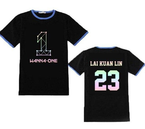 Kpop Newest Kpop wanna one member name laser printing black t shirt for summer unisex fashion o neck short sleeve t-shirt lovers top tees that you'll fall in love with. At an affordable price at KPOPSHOP, We sell a variety of Kpop wanna one member name laser printing black t shirt for summer unisex fashion o neck short sleeve t-shirt lovers top tees with Free Shipping.