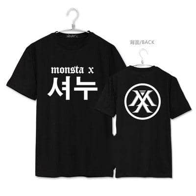 Kpop Newest MONSTA X KPOP Summer 2019 new Cotton Round neck men women coat Korean version black white letter printing Short-sleeved T-shirt that you'll fall in love with. At an affordable price at KPOPSHOP, We sell a variety of MONSTA X KPOP Summer 2019 new Cotton Round neck men women coat Korean version black white letter printing Short-sleeved T-shirt with Free Shipping.