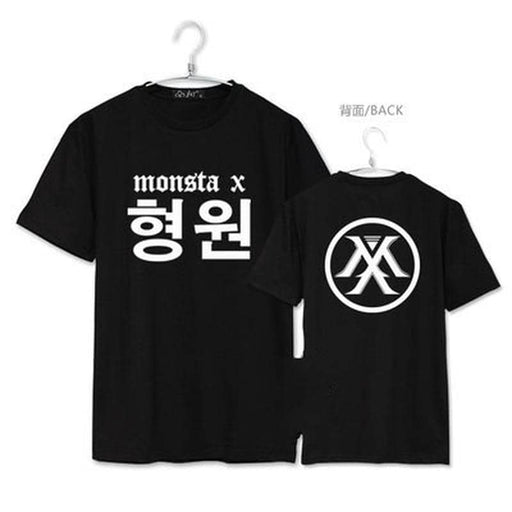 Kpop Newest MONSTA X KPOP Summer 2019 new Cotton Round neck men women coat Korean version black white letter printing Short-sleeved T-shirt that you'll fall in love with. At an affordable price at KPOPSHOP, We sell a variety of MONSTA X KPOP Summer 2019 new Cotton Round neck men women coat Korean version black white letter printing Short-sleeved T-shirt with Free Shipping.