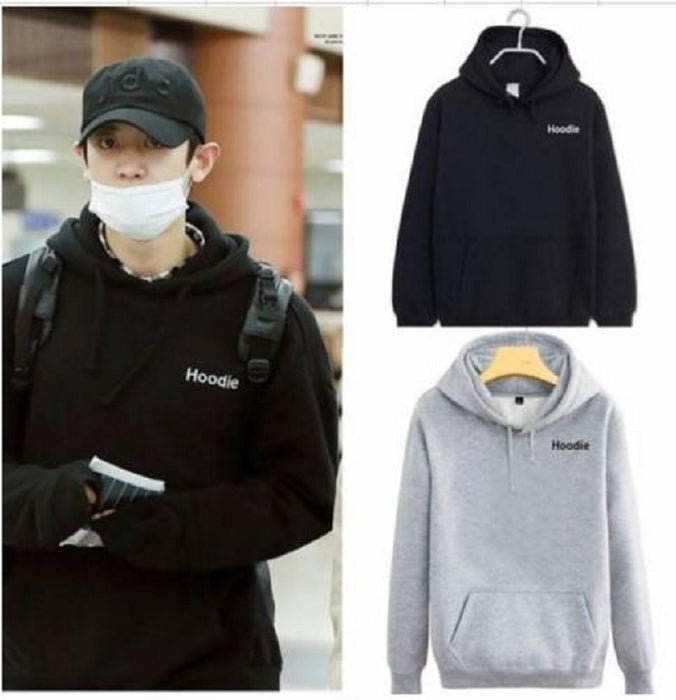 Kpop EXO Chanyeol Airport Fashion Cap Hoodie Unisex Coat Sweatershirt
