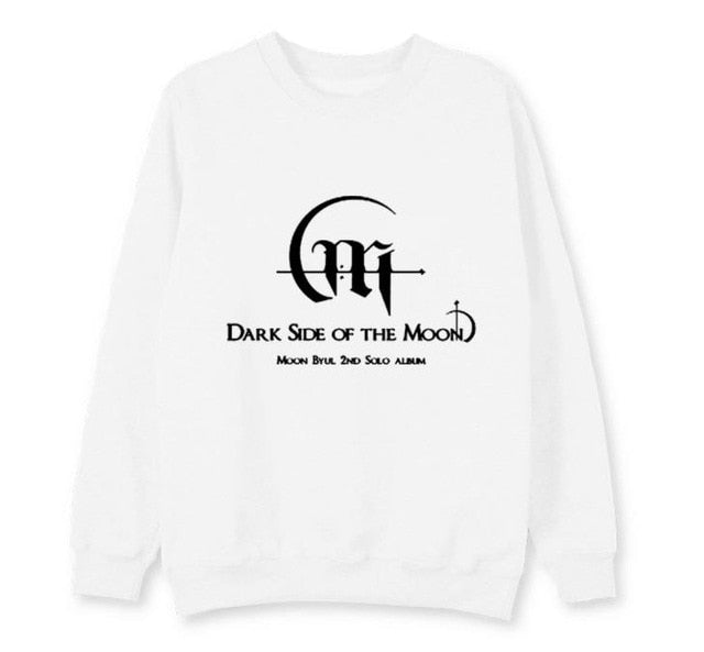 Mamamoo moonbyul solo album dark side of the moon same printing hoodies