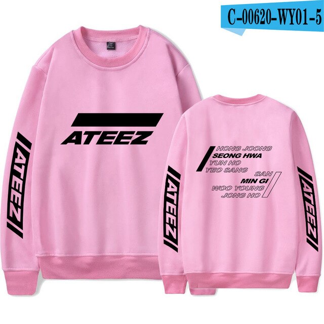Korean KPOP ATEEZ Album Women Sweatshirt tshirts Pullover Jumper Tops Sudaderas Mujer - Kpopshop