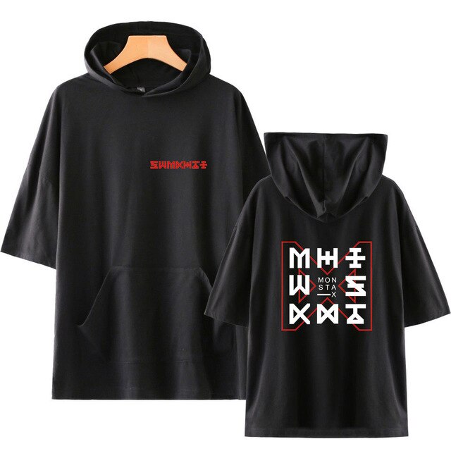Monsta x kpop shirt supportive fans short sleeve monsta X T shirt summer fashion unisex monstax tshirt plus size xxs-4xl t-shirt