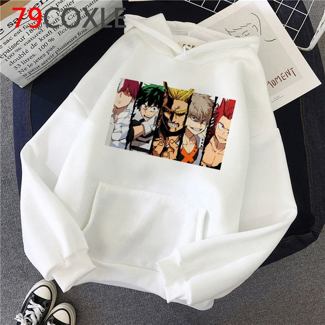 My Hero Academia Men Hoodies Casual Pullover Sweats Hoodie Fashion Japan Anime Unisex Sweatshirts